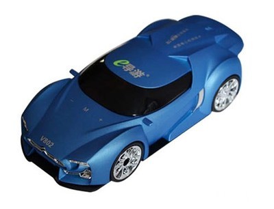 e导游V802电子狗 直降300元！蓝色跑车外观引领行车安全新潮流